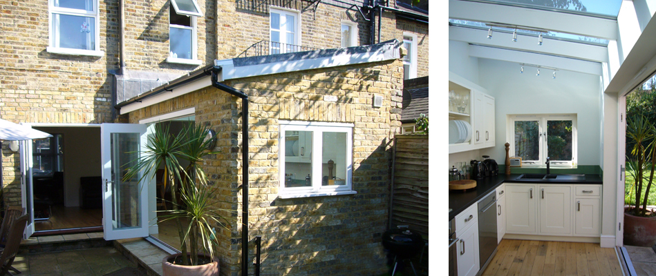 Small extension to end of terraced period house
